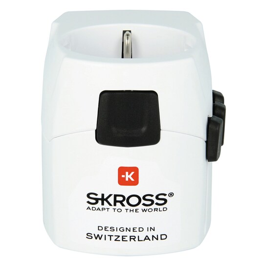 Skross World adapter Pro Light USB (Schuko, Euro)