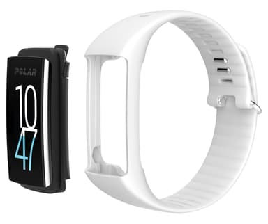 Polar A360 aktivitetsarmbånd m/pulsmåler S (hvit)