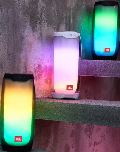 JBL Pulse 4 trådløs bærbar partyhøyttaler (sort)