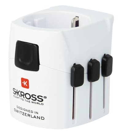 Skross Pro Light reiseadapter for Europa
