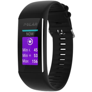 Polar A370 HR aktivitetsmåler M/L (sort)