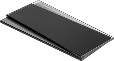 Epoq NPS Crystal Plus skuffesider i glass, 40 Dark Clear
