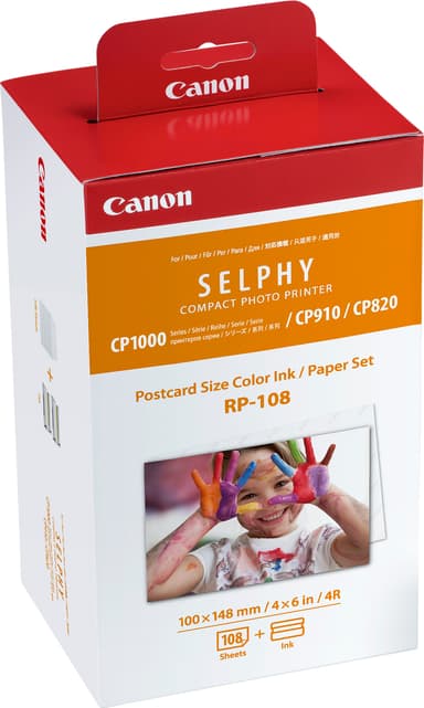 Canon RP-108 fargeblekk- og papirsett