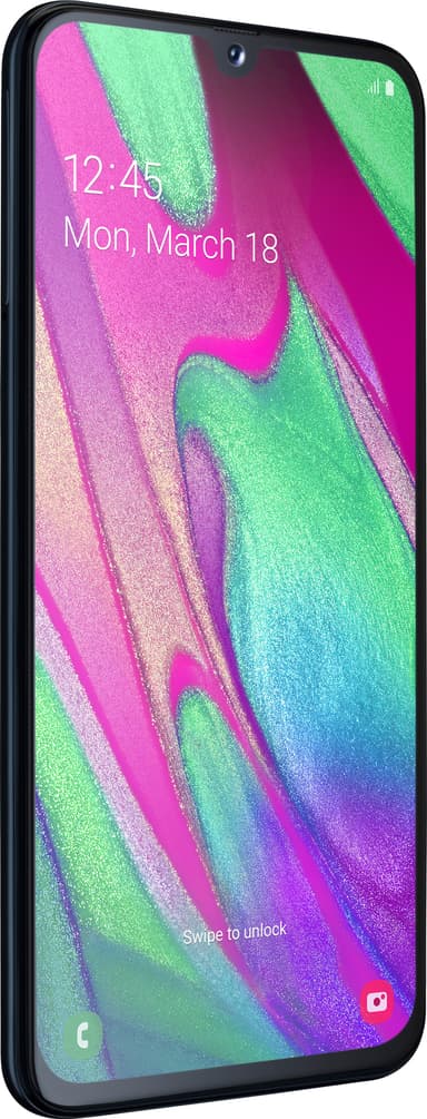 Samsung Galaxy A40 Enterprise smarttelefon (sort)