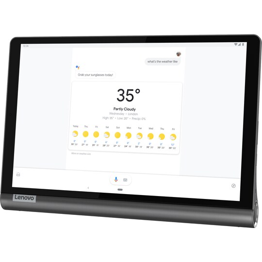 Lenovo Yoga Smart Tab 10,1" nettbrett WiFi 64 GB (sort)