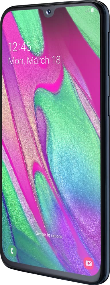 Samsung Galaxy A40 Enterprise smarttelefon (sort)