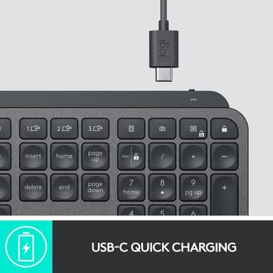 Logitech MX Keys trådløst tastatur (nordisk layout)