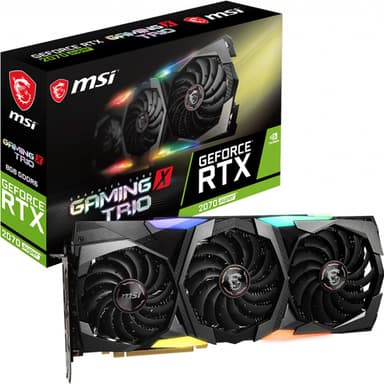 MSI GeForce RTX 2070 Super Gaming X Trio grafikkort 8G