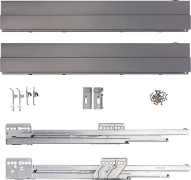 Epoq NPS skuff skuffesider og skinner 55 40kg, lav