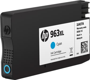 HP 963 XL cyan blekkpatron med høyt utbytte