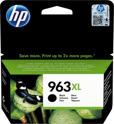 HP 963 XL sort blekkpatron med høyt utbytte
