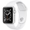 Apple Watch Series 1 Sport 38mm (sølv alu/hvit rem)