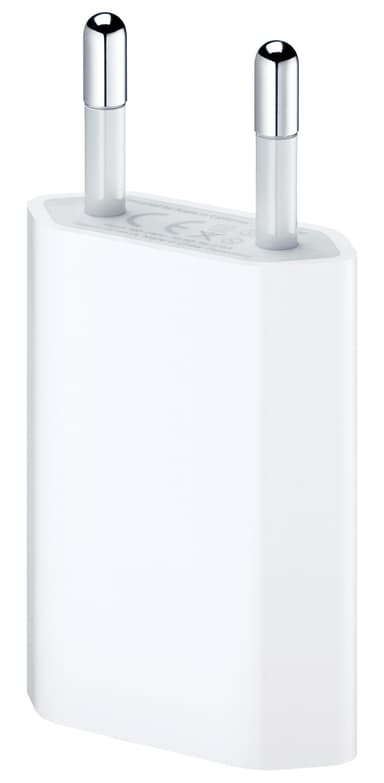 Apple 5W USB strømadapter Vegglader Elkjøp Apple 5W USB lader for iPhone | Eplehuset