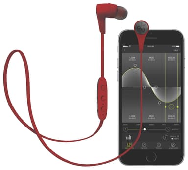 Jaybird X3 trådløse in-ear-hodetelefoner (rød)