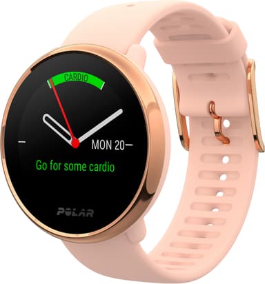 Polar Ignite treningsklokke S (rosa/rosegull)