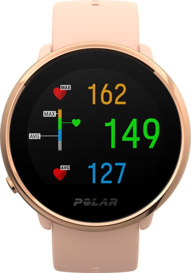 Polar Ignite treningsklokke S (rosa/rosegull)