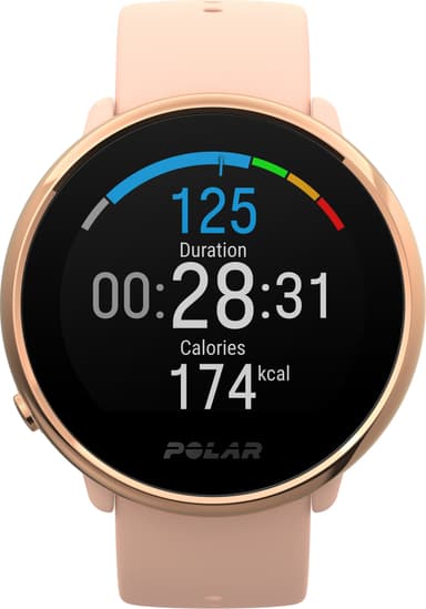 Polar Ignite treningsklokke S (rosa/rosegull)