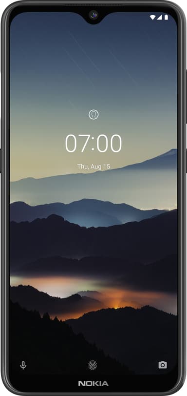 Nokia 7.2 smarttelefon 6/128 GB (kullsort)
