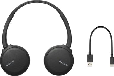 Sony WH-CH510 trådløse on-ear hodetelefoner (sort)