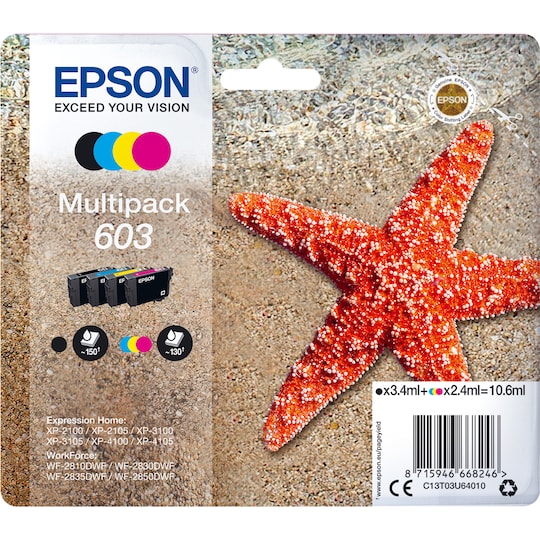 Epson 603 blekkpatron kombopakke