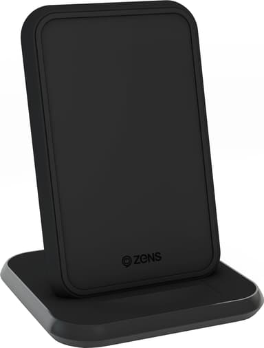 Zens Qi 220V 10W trådløst ladestativ (sort) Trådløs lader ZENS Lader QI Trådløs 10 W Svart Trådløs lader til mobil