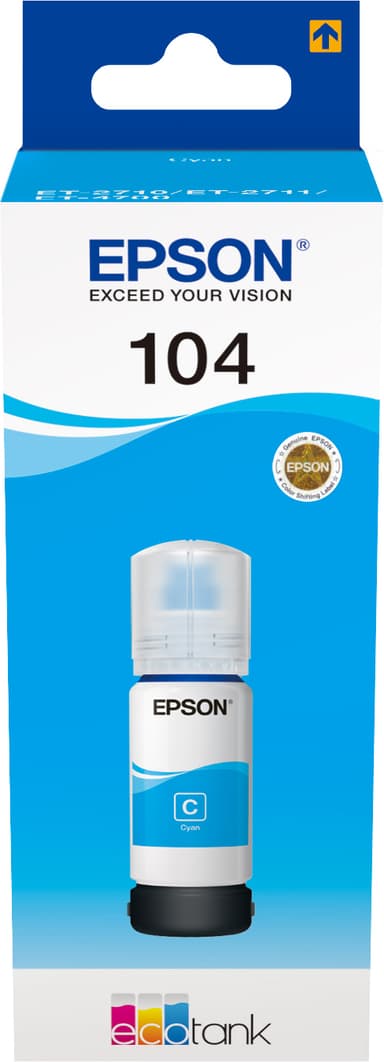 Epson 104 EcoTank cyan blekkpatron