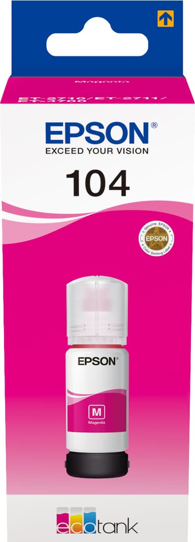 Epson 104 EcoTank magenta blekkpatron