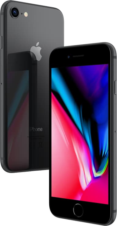 iPhone 8 128 GB (stellargrå)