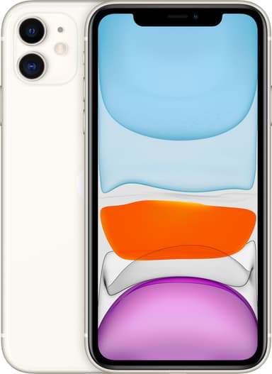 iPhone 11 64 GB (hvit)