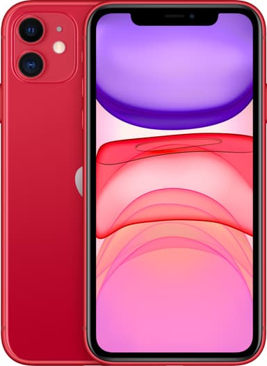iPhone 11 64 GB (rød)