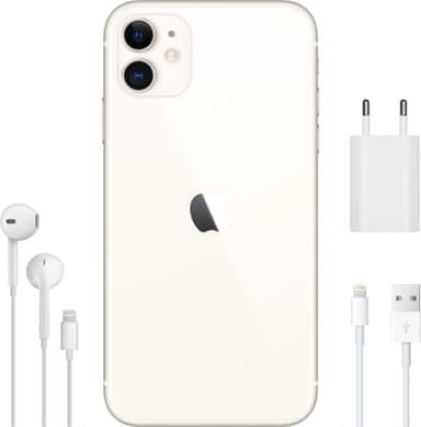 iPhone 11 64 GB (hvit)