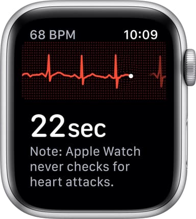 Apple Watch Series 5 Nike+ 44mm (sølv alu/sort Nike sportsreim)