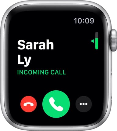 Apple Watch Series 5 Nike+ 44mm (sølv alu/sort Nike sportsreim)