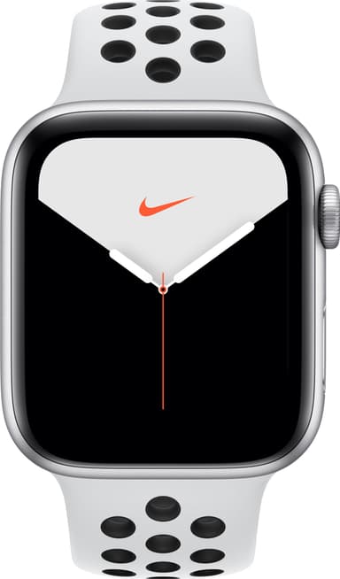 Apple Watch Series 5 Nike+ 44mm (sølv alu/sort Nike sportsreim)