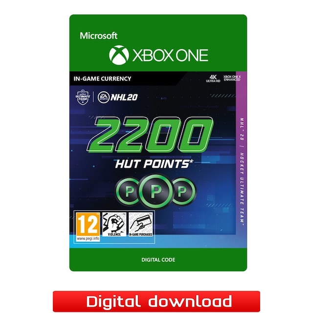 NHL 20 HUT 2200 Ultimate Team Points - Xbox