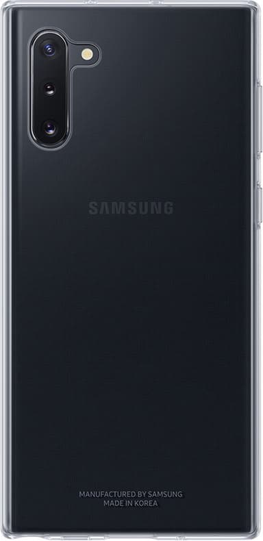 Samsung Galaxy Note 10 deksel med stativfunksjon (gjennomsiktig)