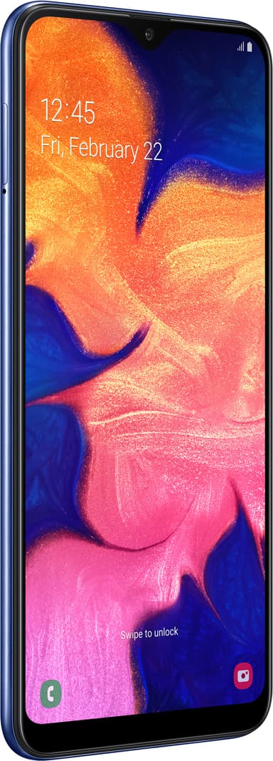 Samsung Galaxy A10 smarttelefon (blå)