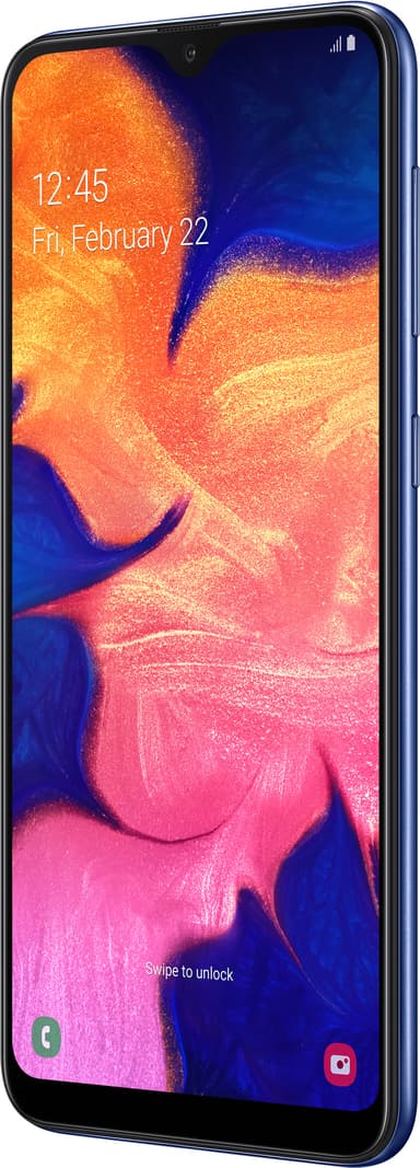 Samsung Galaxy A10 smarttelefon (blå)