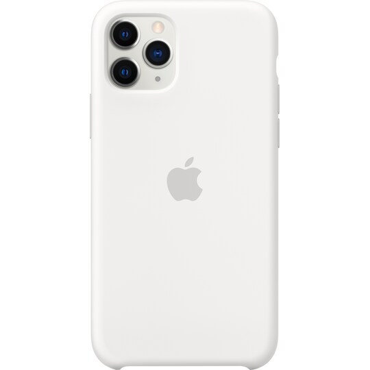 iPhone 11 Pro silikondeksel (hvit)