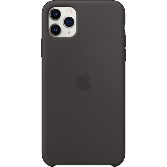 iPhone 11 Pro Max silikondeksel (sort)