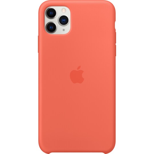 iPhone 11 Pro Max silikondeksel (klementin)