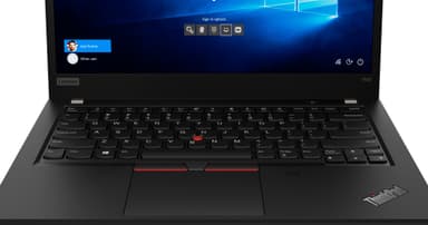Lenovo ThinkPad T490 14" bærbar PC  i7/16 GB (sort)