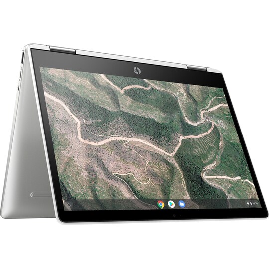 HP Chromebook x360 12-h0002no 12" 2-i-1 (hvit/grå)