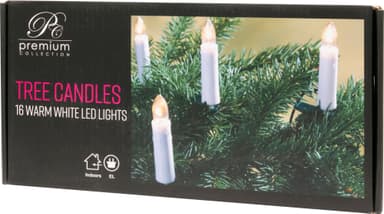 Nordic Season Premium Collection 16 LED-stearinlys EJ09200