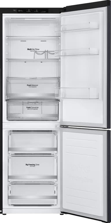 LG kombiskap GBB71MCEFN (sort)