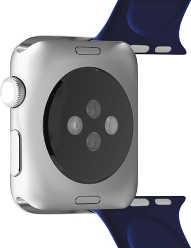 Puro Icon sportsreim i silikon til Apple Watch 42-45 mm (mørk blå)