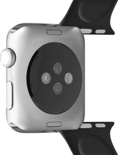 Puro Icon sportsreim i silikon til Apple Watch 38-41 mm (sort)