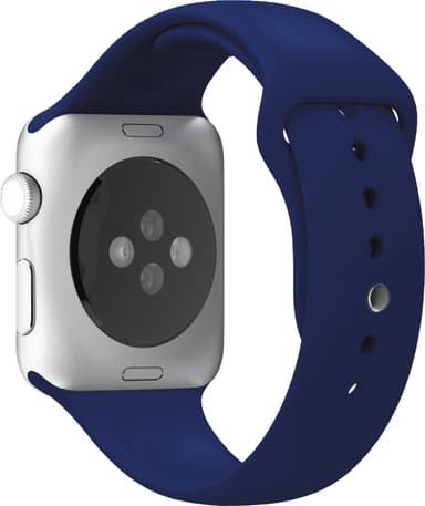 Puro Icon sportsreim i silikon til Apple Watch 42-45 mm (mørk blå)
