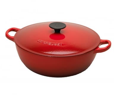 færdig Agnes Gray stemning Le Creuset Stekegryte Cerise 32cm 7l - Elkjøp