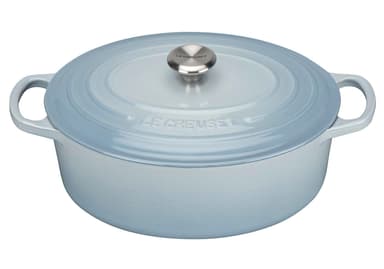 Le Creuset Oval Gryte Coastal Blue 27cm 4,1l